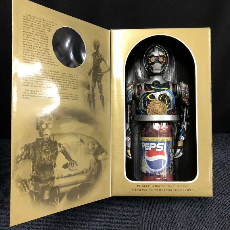 【非売品】C-3PO STAR WARS PEPSI BOTTLE CAP FIGURE ペプシ スターウォーズ ボトルキャップコレクション2000 ボトルキャップフィギュア #6