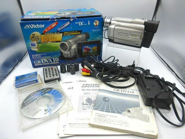◎Victor GR-DVA10 ビクター デジタルビデオカメラ 中古 簡易通電確認済 長期個人保管品 現状品 