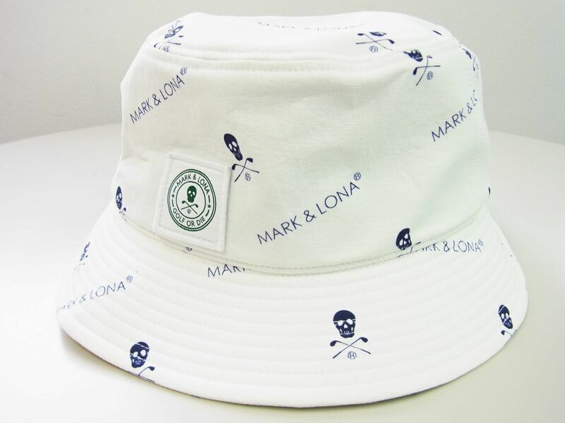 正規★MARK&LONA マーク&ロナ★Union Frequency Bucket Hat ナイロンバケットハットM【MLF-3C-FC42】ホワイト白【本物保証】ロゴモノグラム