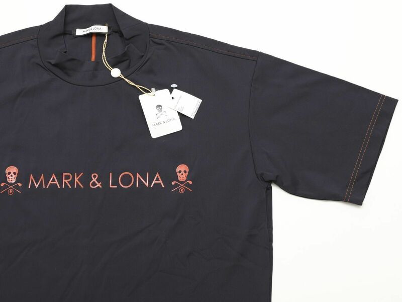 正規品★MARK&LONA マーク＆ロナ★4get Round Top MEN ハイネックTシャツ【MLM-0C-AA02】ブラック黒レッド赤【本物保証】レア★完売