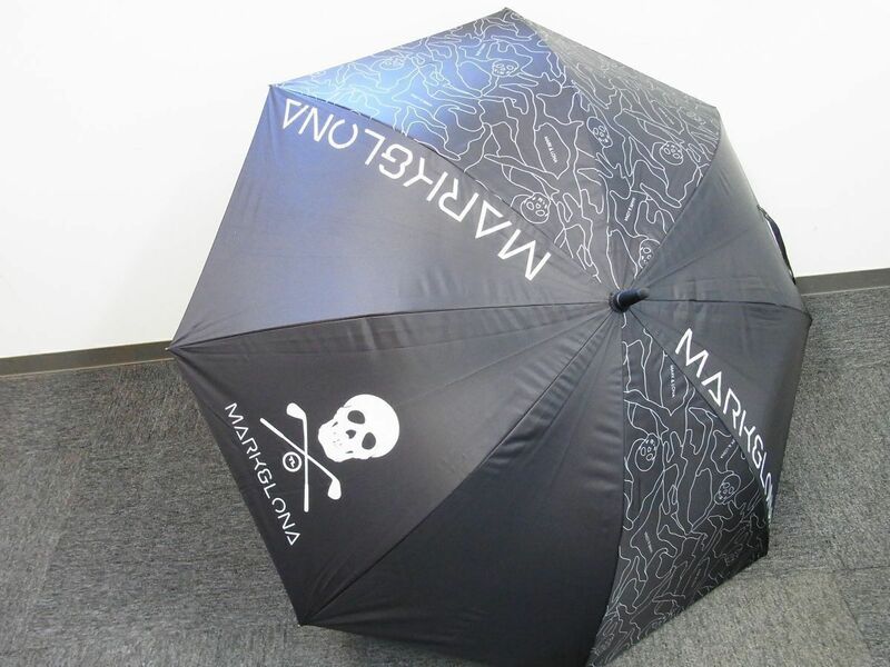 正規★MARK&LONA マーク＆ロナ★TL-Lined Camo Golf Umbrella カモフラ総柄プリント長傘【MXS-3B-SO01】ブラック黒【本物保証】完売品