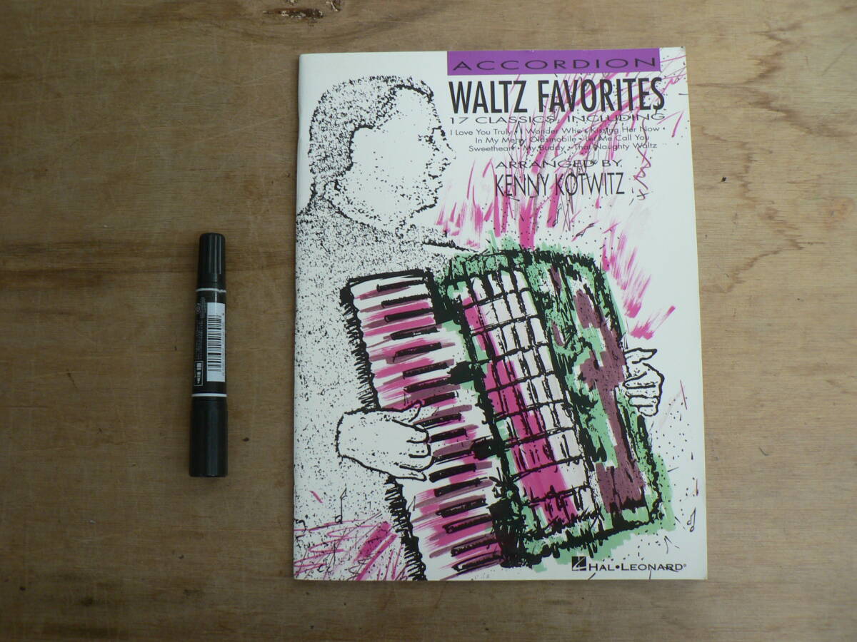 洋書 楽譜 Waltz Favorites Accordion Kenny Kotwitz 17 Classics Including アコーディオン