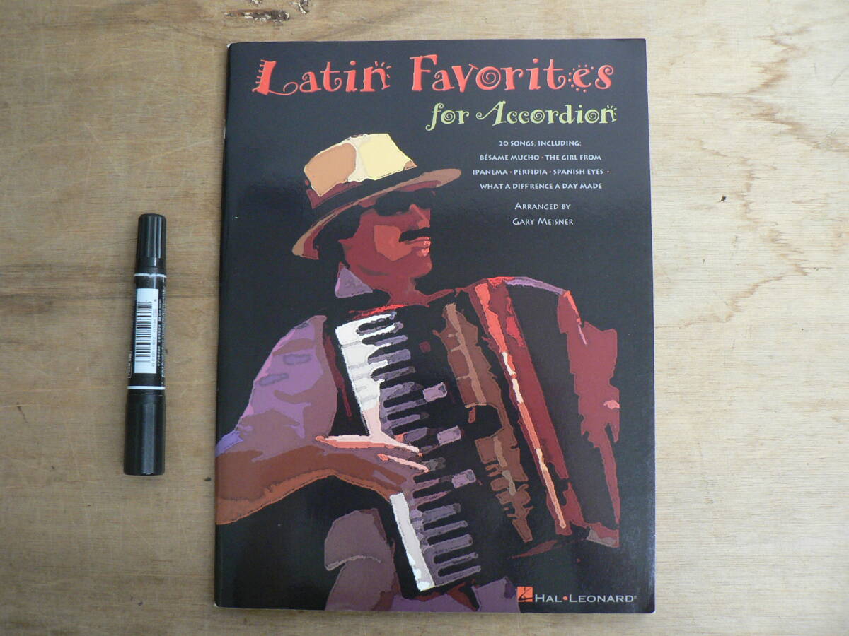 洋書 楽譜 Latin Favorites for Accordion Hal Leonard Gary Meisner アコーディオン
