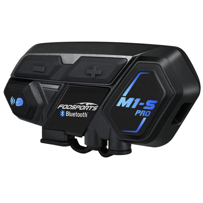 FODSPORTS バイク インカム M1-S 最大８人同時通話 Bluetooth4.1 全二重通信 インターコムYWQ796