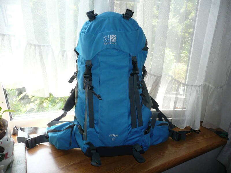 karrimar カリマー ridge25 リッジ 極上 小型バックパック 登山リュック デイパック 容量25L 青/灰 ハイキング-日帰り低山‐百名山-富士山