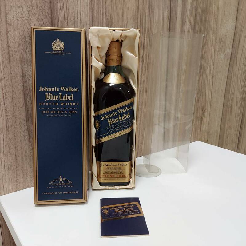 JOHNNIE WALKER BLUE LABEL ジョニーウォーカー ブルーラベル スコッチ ウイスキー 750ml 43% 箱入 未開封 自宅保管品 古酒 洋酒 ◆22264