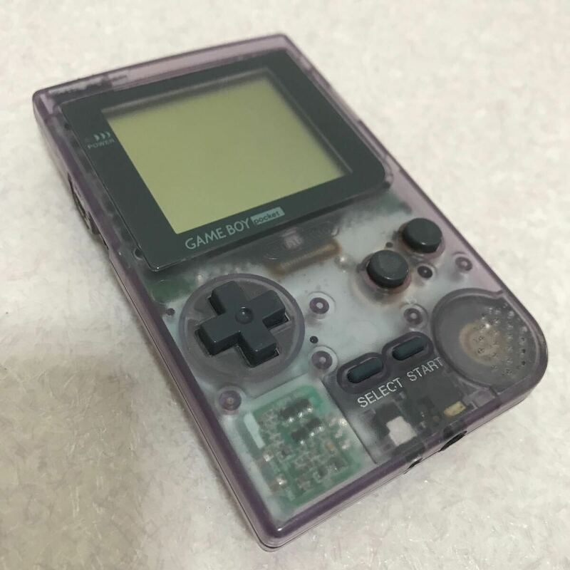 【極美品】ゲームボーイポケット クリアパープル 任天堂 Nintendo MGB-001