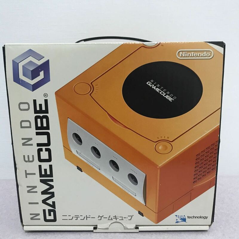 【極美品】ゲームキューブ オレンジ ニンテンドー 任天堂 Nintendo GAMECUBE 