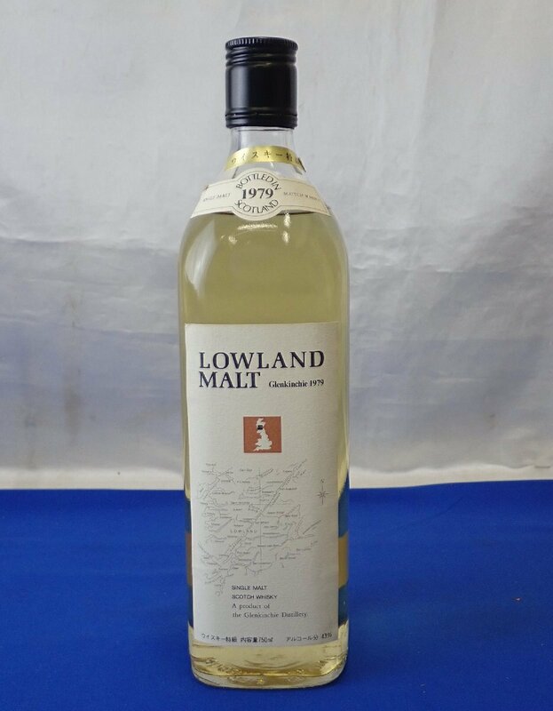 ◎【未開栓】 LOWLAND MALT Glenkinchie 1979 750ml 43% シングルモルト スコッチ ウイスキー 特級 ローランド モルト 未使用