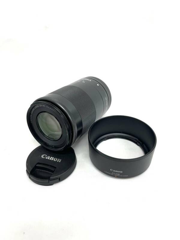D6941*18　Canon　キャノン　IMAGE STABILIZER　EF-M　55-200㎜　1:4.5-6.3　IS　STM　カメラ用レンズ　レンズキャップ付き