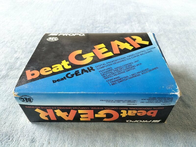 ★未使用 JR PROPO 03 27.025MHz beat GEAR BEC プロポセット NEA-400BL バック付FETアンプ　コントローラー　(検 RC ラジコン