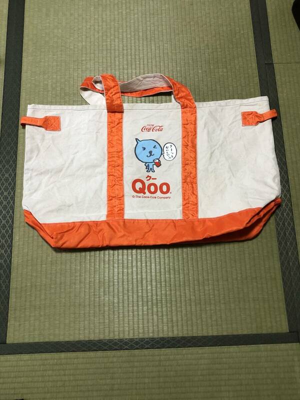 レア！可愛い！Qoo クー　コカコーラカンパニー　ビック！！キャンバス トートバッグ 