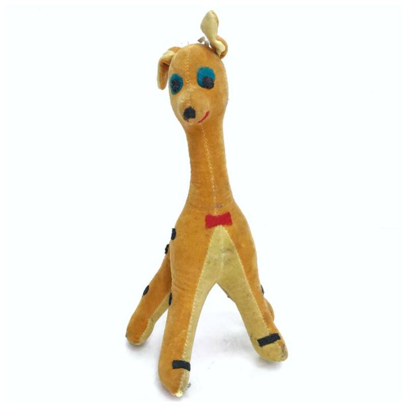 ドリームペッツ風 キリン オレンジ ぬいぐるみ レトロ オールド ビンテージ アンティーク TOY おもちゃ 玩具 動物 アニマル Giraffe D-2269