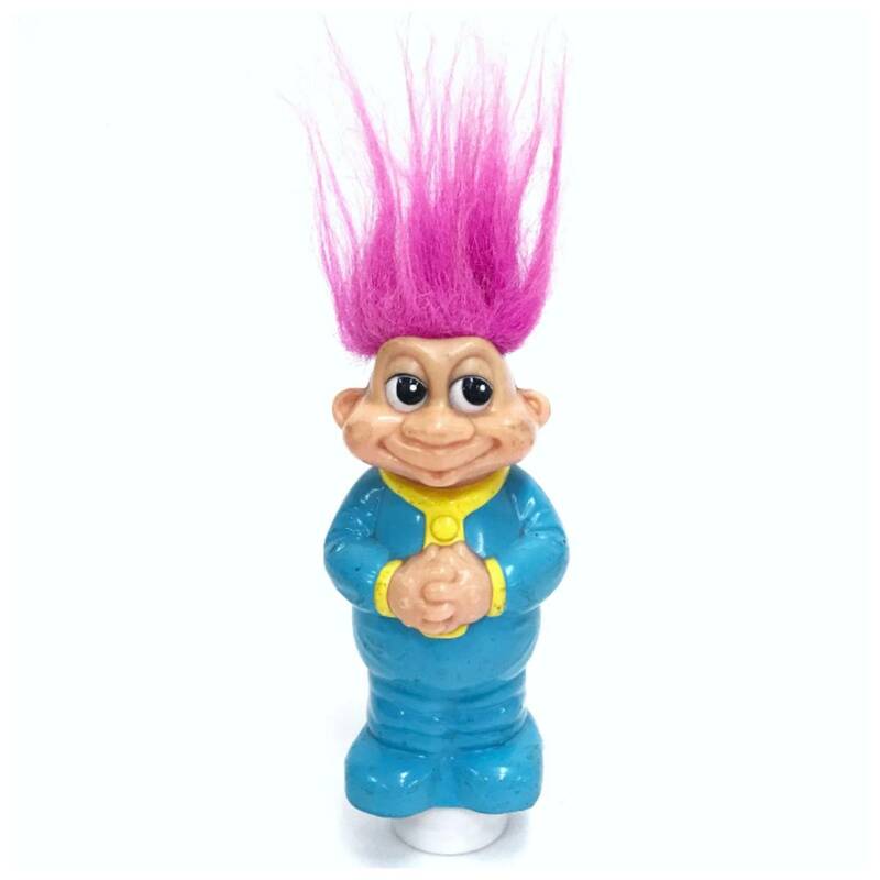 トロール 人形 ライト 懐中電灯 レトロ オールド ビンテージ アンティーク キャラクター グッズ TROLL DOLL ジャンク Light 家電 D-2061