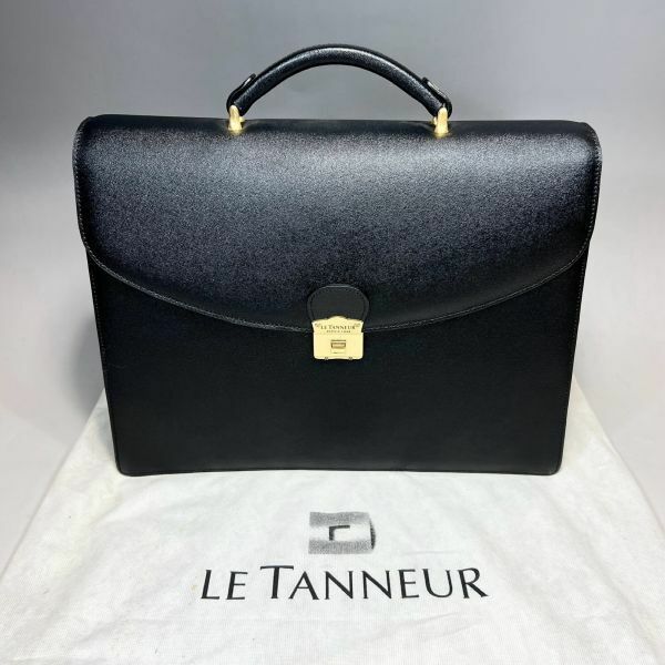 フランス製 LE TANNEUR ルタヌア レザーブリーフケース ビジネスバッグ