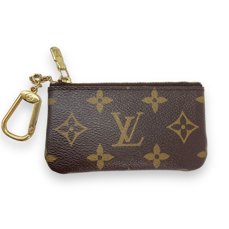 【ITICGMOZOSM8】美品 LOUIS VUITTON ルイヴィトン モノグラム ポシェットクレ M62650 コインケース ブラウン