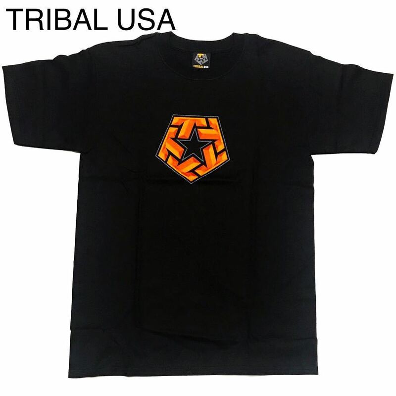 ◆新品◆ TRIBAL USA/トライバル ◆ MADE IN USA ビンテージ Tシャツ、、Ｍサイズ〓 ブラック