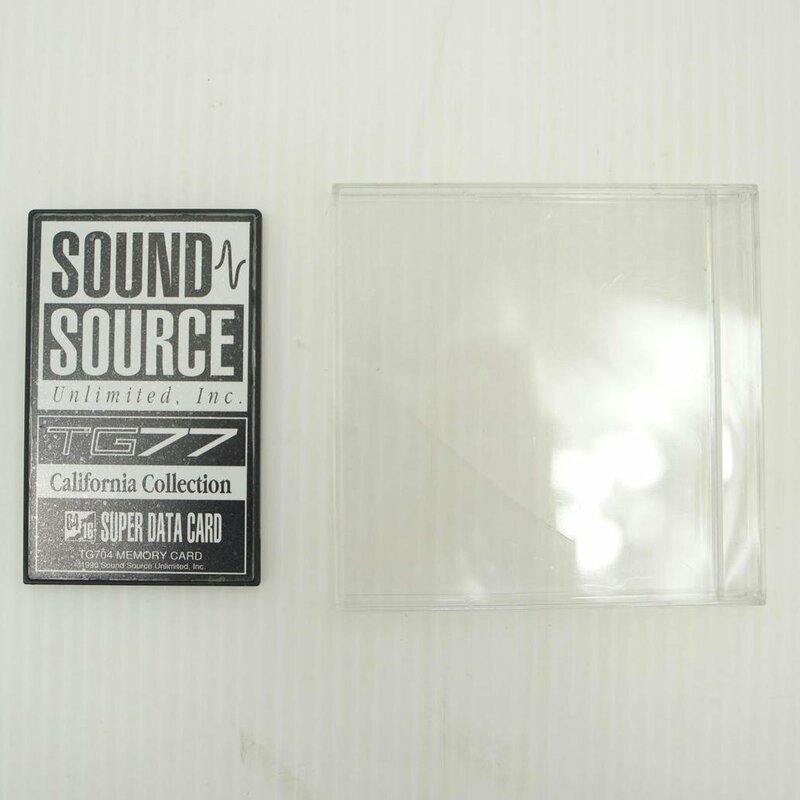 1円【一般中古】YAMAHA ヤマハ/Super Data Card Sound Source CaliforniaCollection/TG77 TG704/75