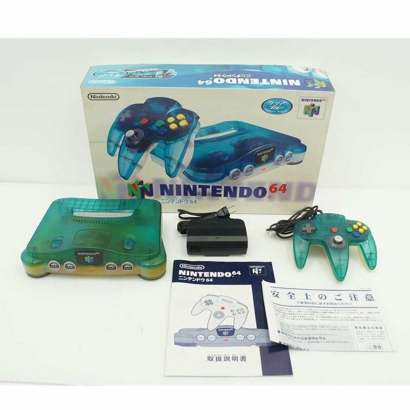 1円【ジャンク】Nintendo ニンテンドー/Nintendo ニンテンドー64 クリアブルー NUS-S-TBWA/NUS-S-TBWA/75