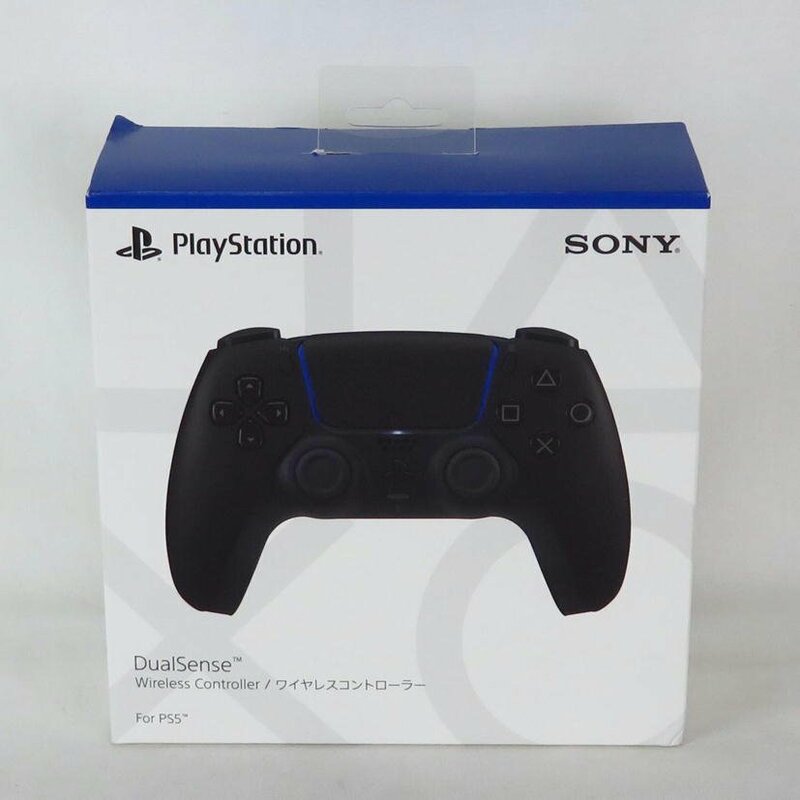 1円【一般中古】SONY ソニー/DualSense PS5用ワイヤレスコントローラー ミッドナイト ブラック/CFI-ZCT1J01/81