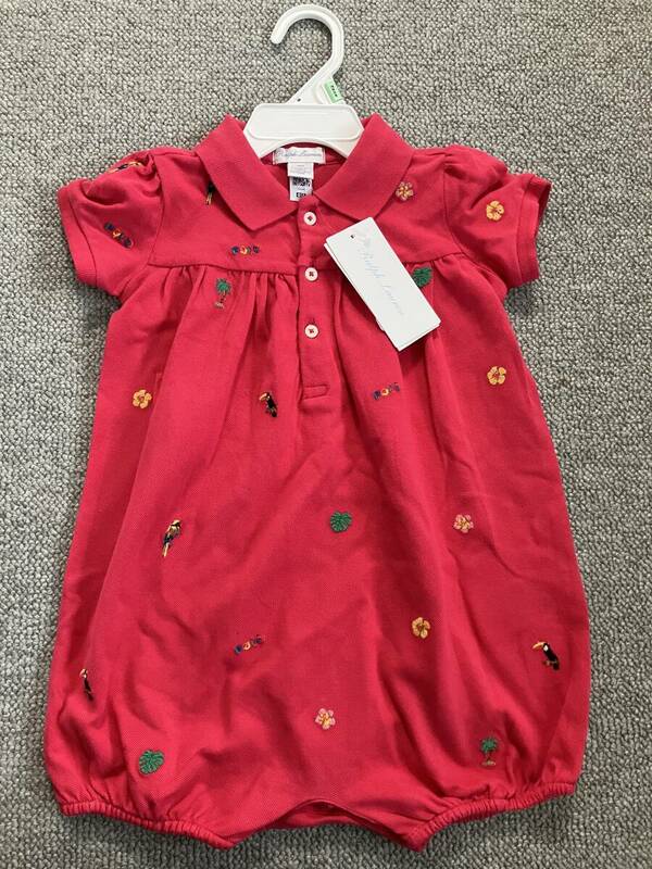 新品☆ポロ ラルフローレン 18か月用 Polo Ralph Lauren 女の子 子供服 タグ付き ロンパース 赤ちゃん アメリカ