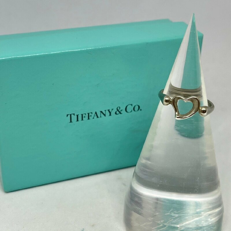 ▽▼ティファニー TIFFANY＆Co エルサ ペレッティ オープンハート 約11.5号 SV925 シルバー アクセサリー リング 指輪 レディース 箱付▼▽