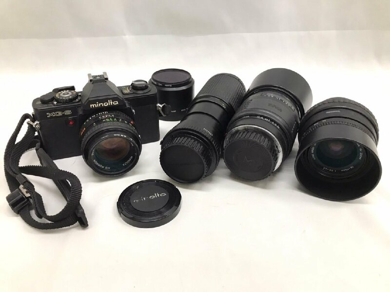 ◇◇おまとめ Minolta ミノルタ XG-S カメラ SIGMA シグマ 一眼レフ ズーム フードフィルター ブラック 動作未確認◇◇S5493