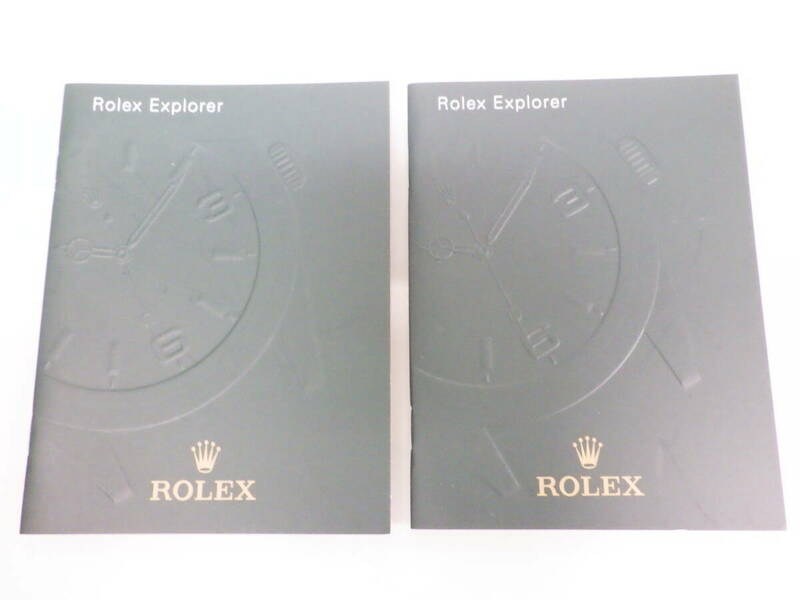 ROLEX ロレックス エクスプローラー 英語表記 冊子 2011年 2点　№3034