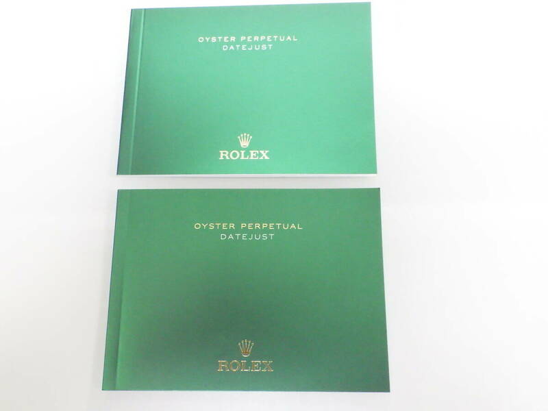 ROLEX ロレックス デイトジャスト冊子 英語表記 2点　№3154