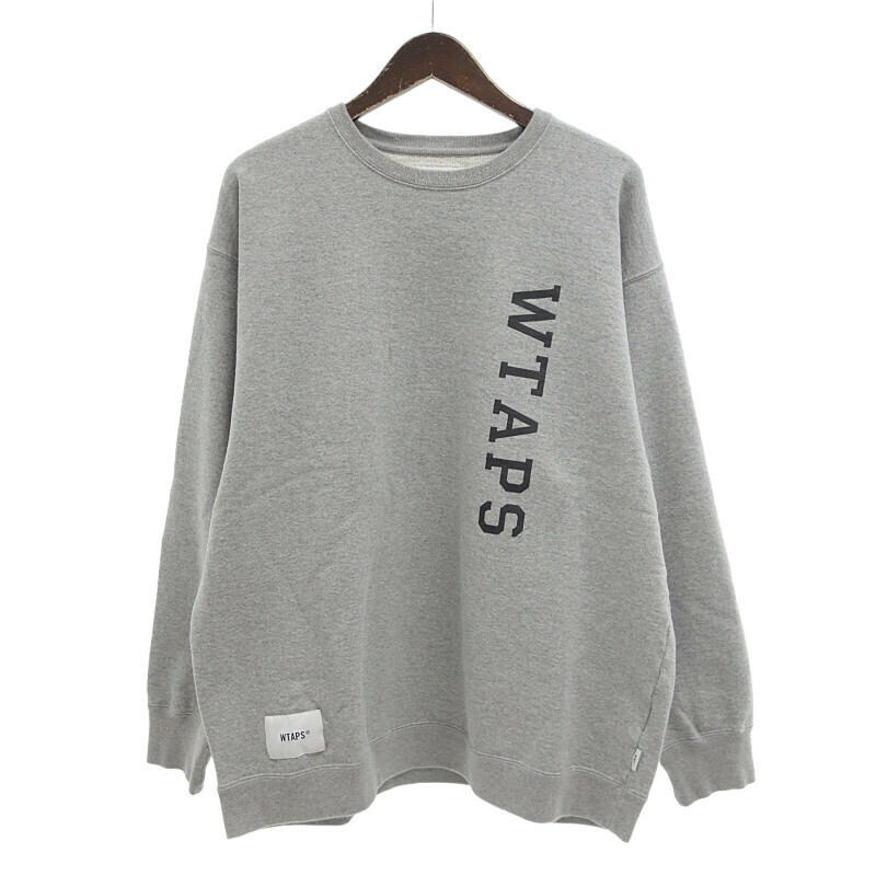WTAPS 23SS Wtaps Design 01 Sweater スウェット グレー メンズ3