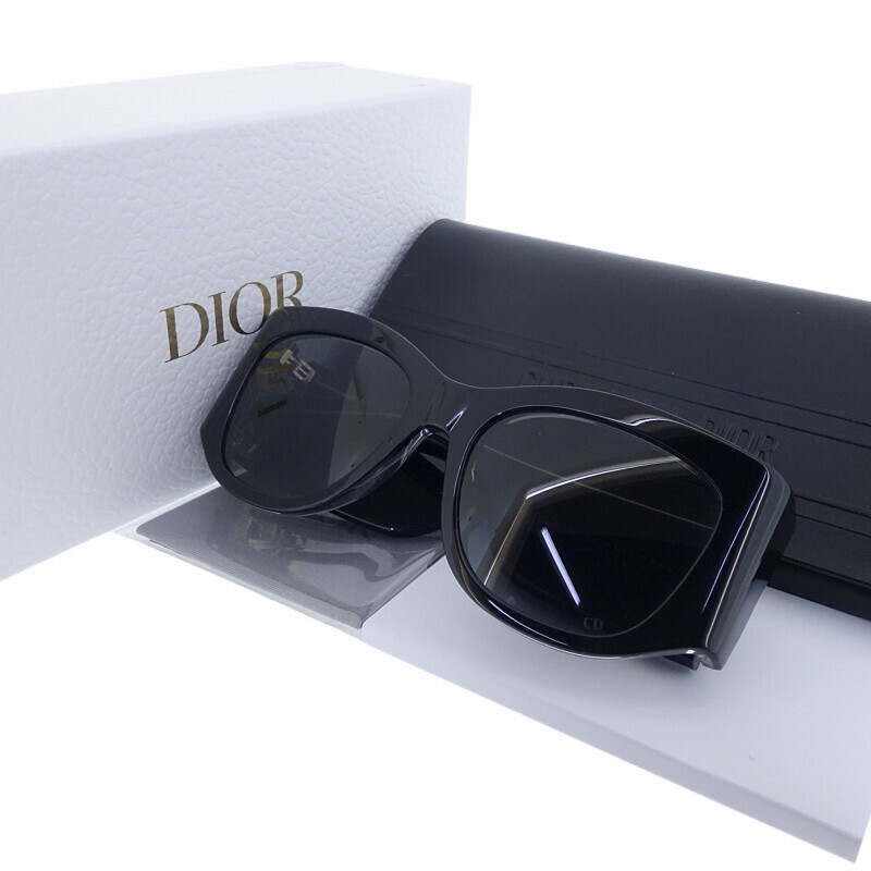 【特別価格】CHRISTIAN DIOR DiorNuit セルフレーム アイウェア サングラス ブラック ユニセックス54□18