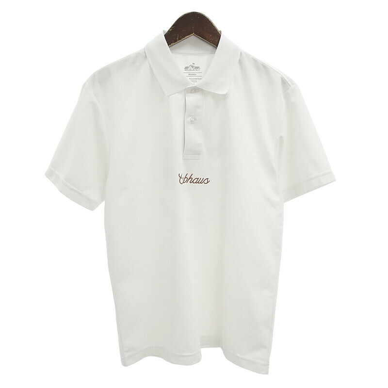 CLUBHAUS GOLF ゴルフ × TANGRAM 別注 プリント 半袖 ポロシャツ Tシャツ ホワイト メンズ4