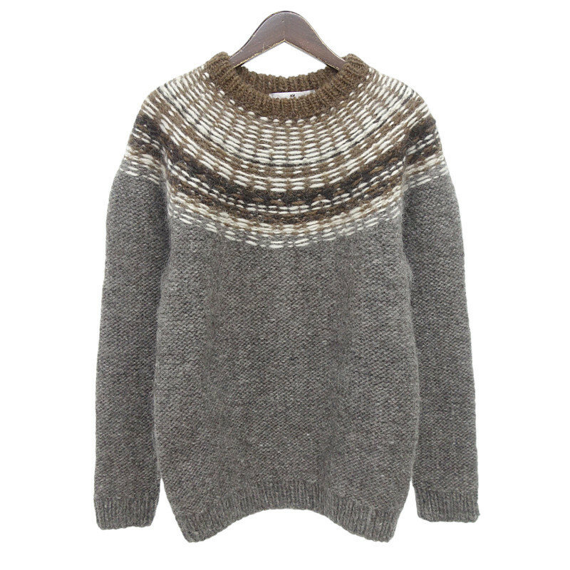 SOE Fisherman Sweater Nordic フィッシャーマン ニット グレー メンズ表記なし