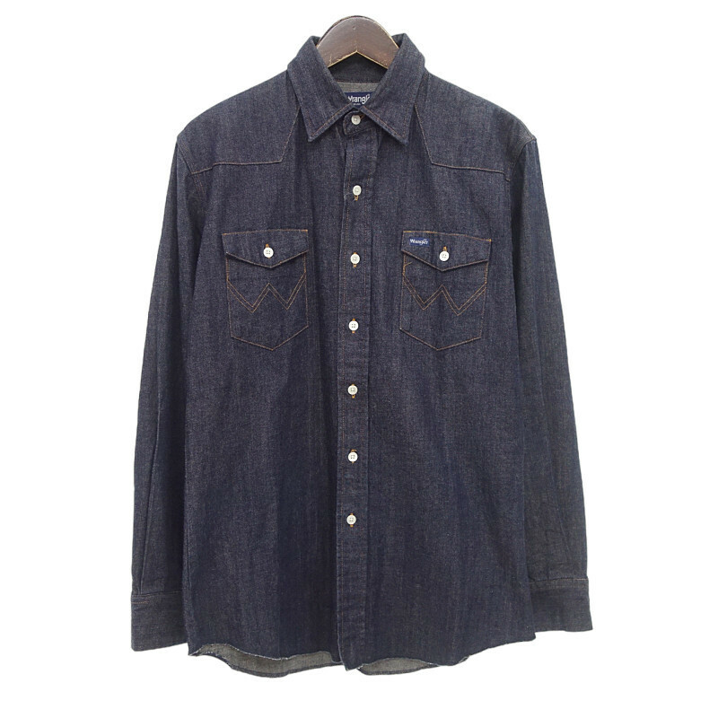 SOE × Wrangler Denim Western Shirt デニム シャツ インディゴ メンズS