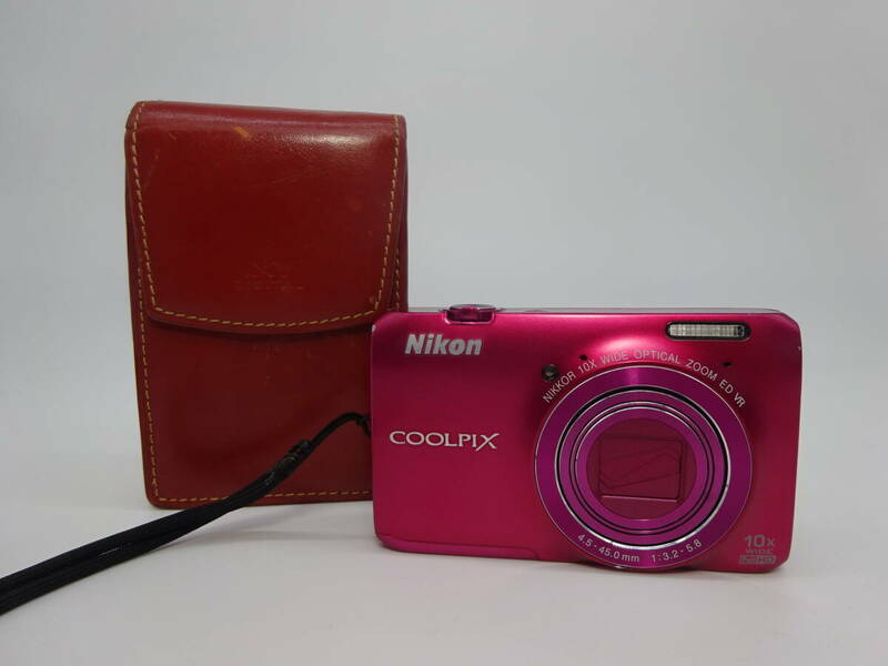 京都6★ Nikon COOLPIX S6300 ニコン クールピクス デジカメ デジタルカメラ ケース付き 動作未確認 現状品