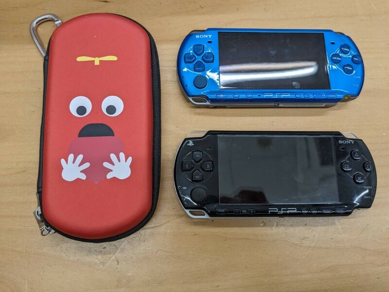 【c583】【全て動作確認済み】 SONY PSP-3000 PSP-2000 プレイステーションポータブル PlayStation Portable ソニー ブルー ブラック