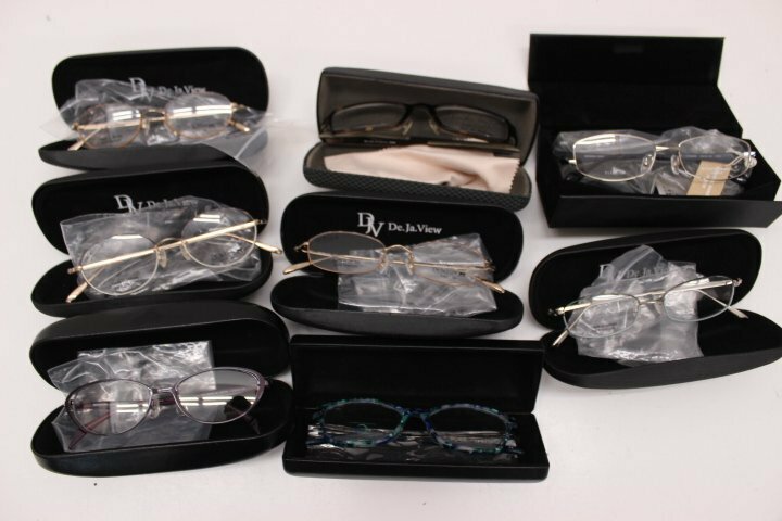 ○未使用品 （4）メガネ フレーム ケース付き まとめて