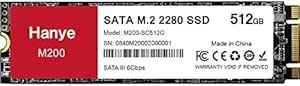 Hanye SSD 512GB 内蔵 SATA M.2 2280 SATA III 6.0Gb/s M200 メーカー3年保証 国