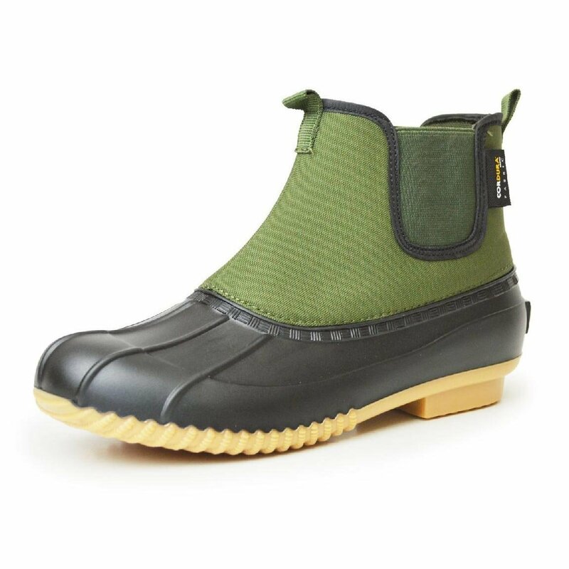 新品■26～26.5cm GERRY 靴 メンズ レインブーツ 防水 サイドゴア ショート ブーツ 撥水 耐久 アウトドア キャンプ