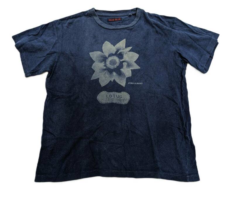 中古 BLUE BLUE Tシャツ　ネイビー　1　HOLLYWOOD RANCH MARKET