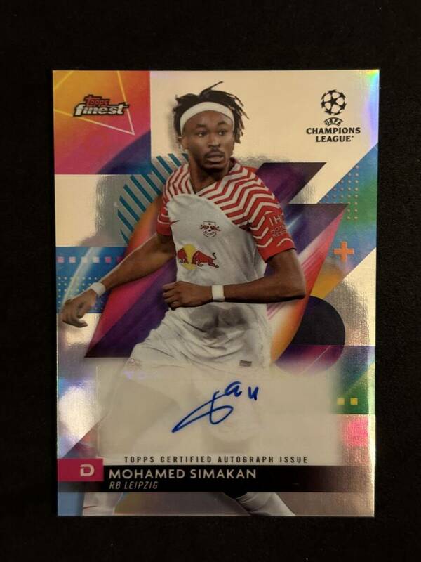 2023-24 Topps UEFA Competition Soccer Finest Mohamed Simakan Auto