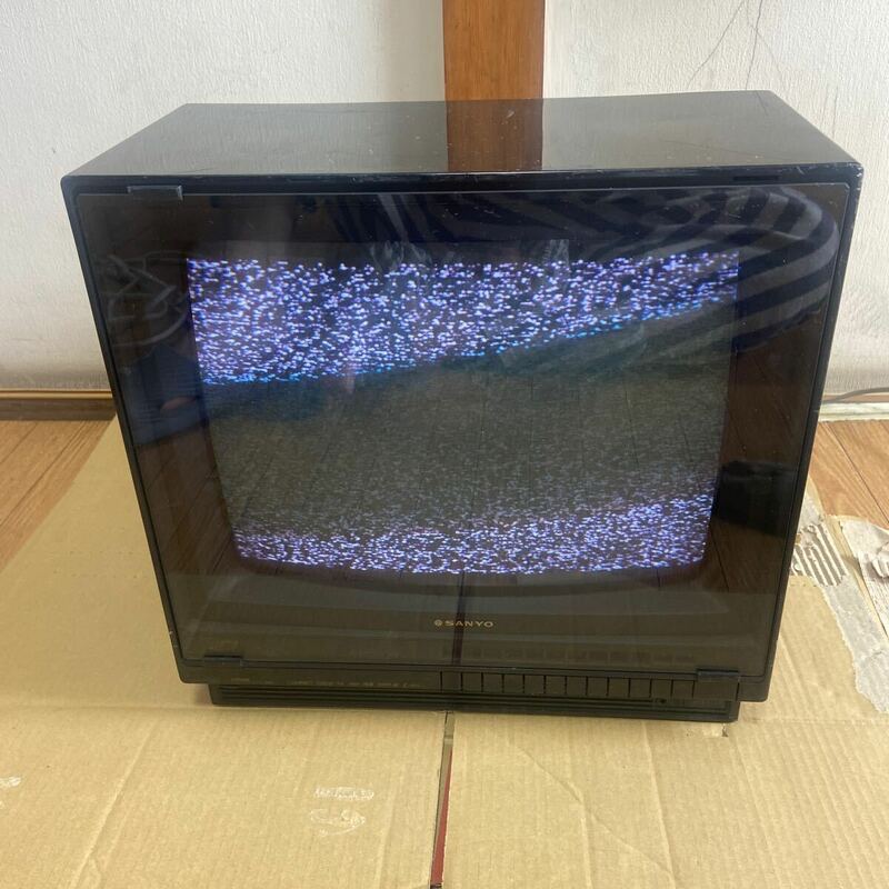 昭和レトロ SONY カラーテレビ C-14VC1 通電確認