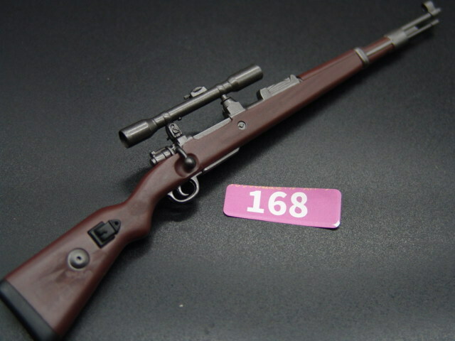 【 P 168 】1/6ドールパーツ：DRAGON製 ドイツ軍マウザー98k狙撃銃【 長期保管・ジャンク扱い品 】