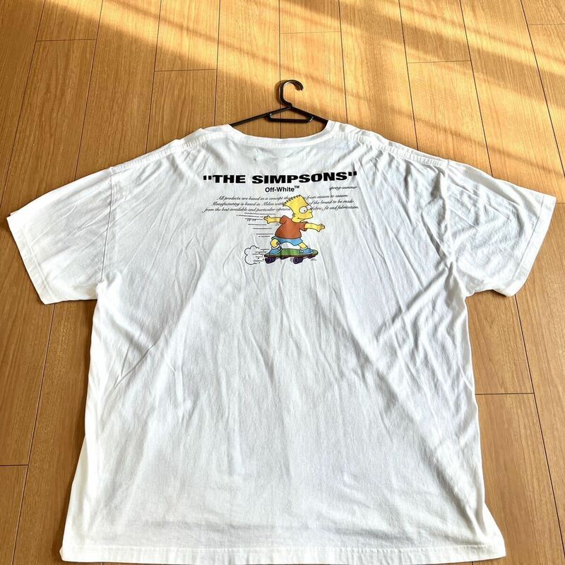 OFF-WHITE シンプソンズTシャツ(検:Tシャツ ジャケット ダウン バッグ デニム パンツ パーカー バッグ ベルト)