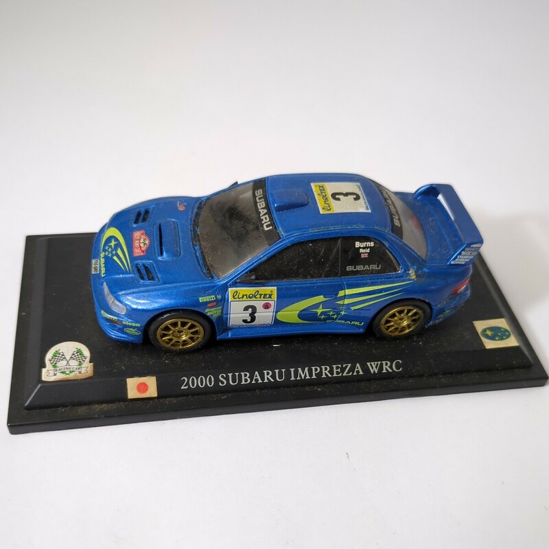 デルプラド 世界のレーシングカーコレクション 1/43 SUBARU IMPREZA WRC 2000 #3 スバル インプレッサ ラリー ミニカー レーシング カー