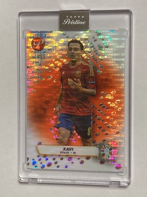 2023 TOPPS PRISTINE ROAD TO EURO 2024 SOCCER Orange Xavi 06/25 シャビ