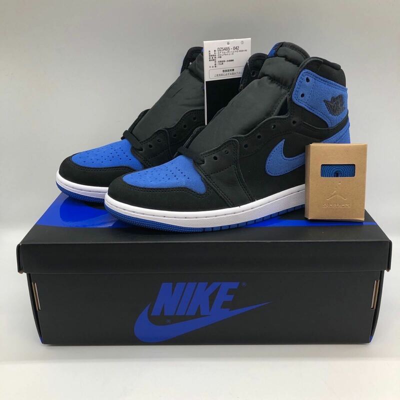 【27cm】 新品Nike Air Jordan 1 Retro High OG Royal Reimagined ナイキ エアジョーダン1 レトロ ロイヤル リイマジンド (DZ5485-042)F681