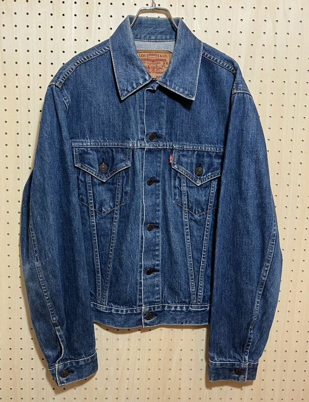 【40】USED 90's Old Levi's 71557 Denim Jacket Japan LVC 93年製 オールド リーバイス デニム ジャケット 日本製 Gジャン F751