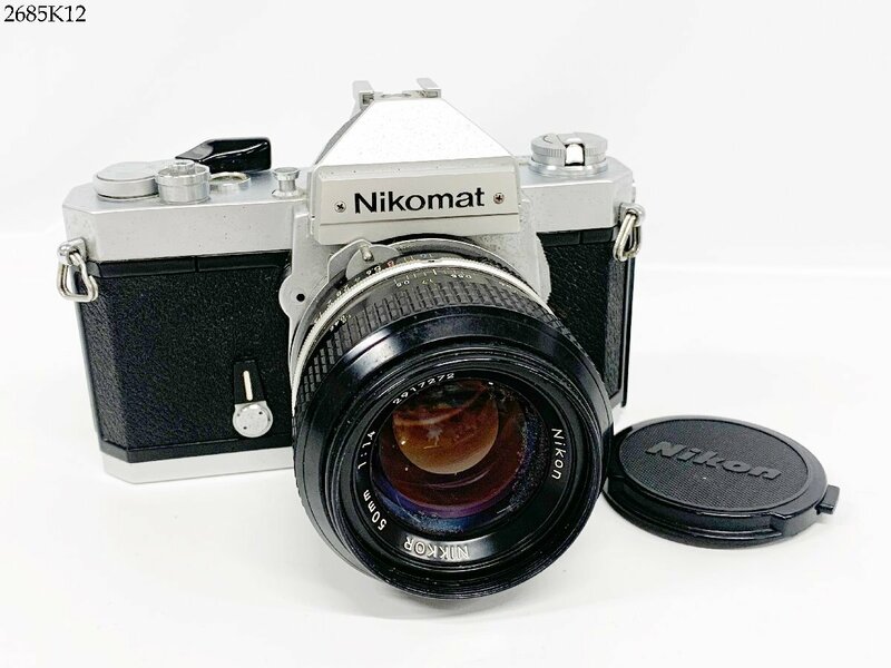 ★シャッターOK◎ Nikon ニコン Nikomat ニコマート FT2 NIKKOR 50mm 1:1.4 一眼レフ フィルムカメラ ボディ レンズ 2685K12-9