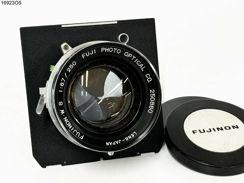 ★シャッターOK◎ 富士フィルム FUJINON・W S 1:6.7/250 SEIKO TOYO-VIEWボード 大判 カメラ レンズ 16923O5.